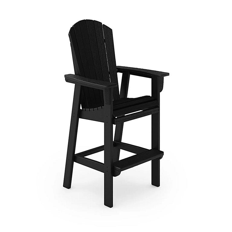 SoPoly St Simons Fan Back Bar Chair