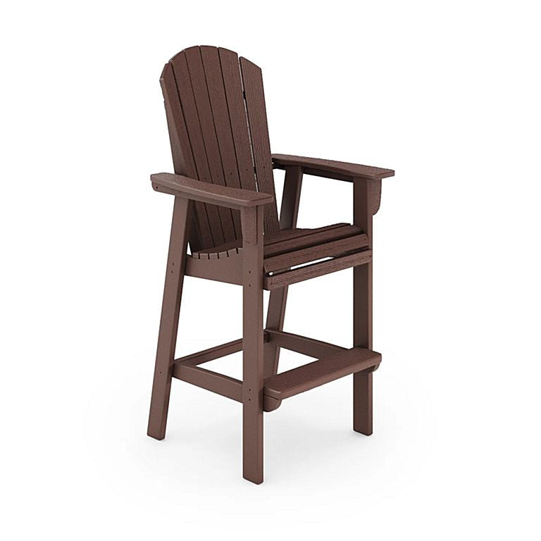 SoPoly St Simons Fan Back Bar Chair