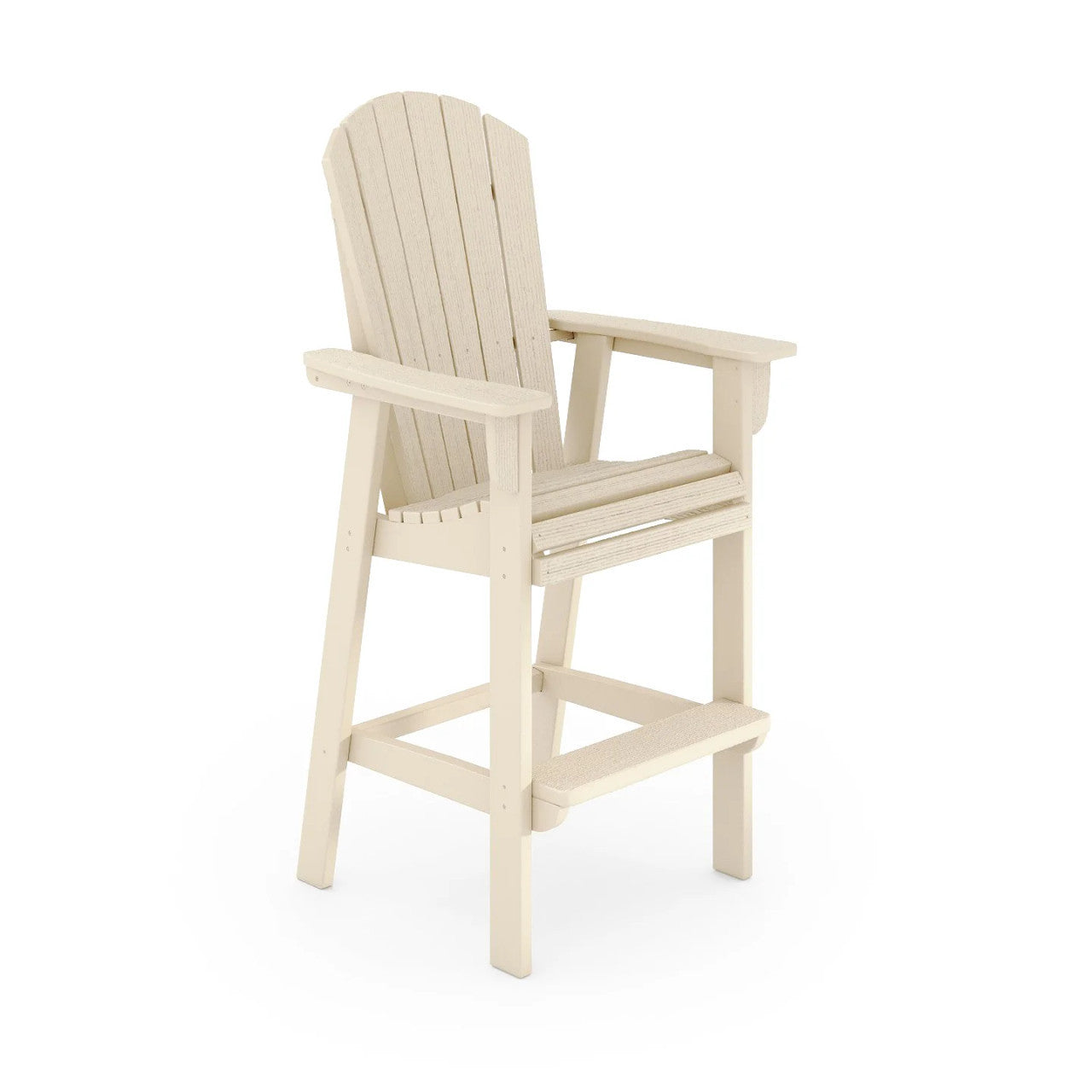 SoPoly St Simons Fan Back Bar Chair Premium
