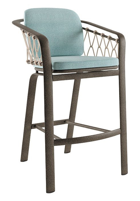 Tropitone Trelon Rope Bar Stool