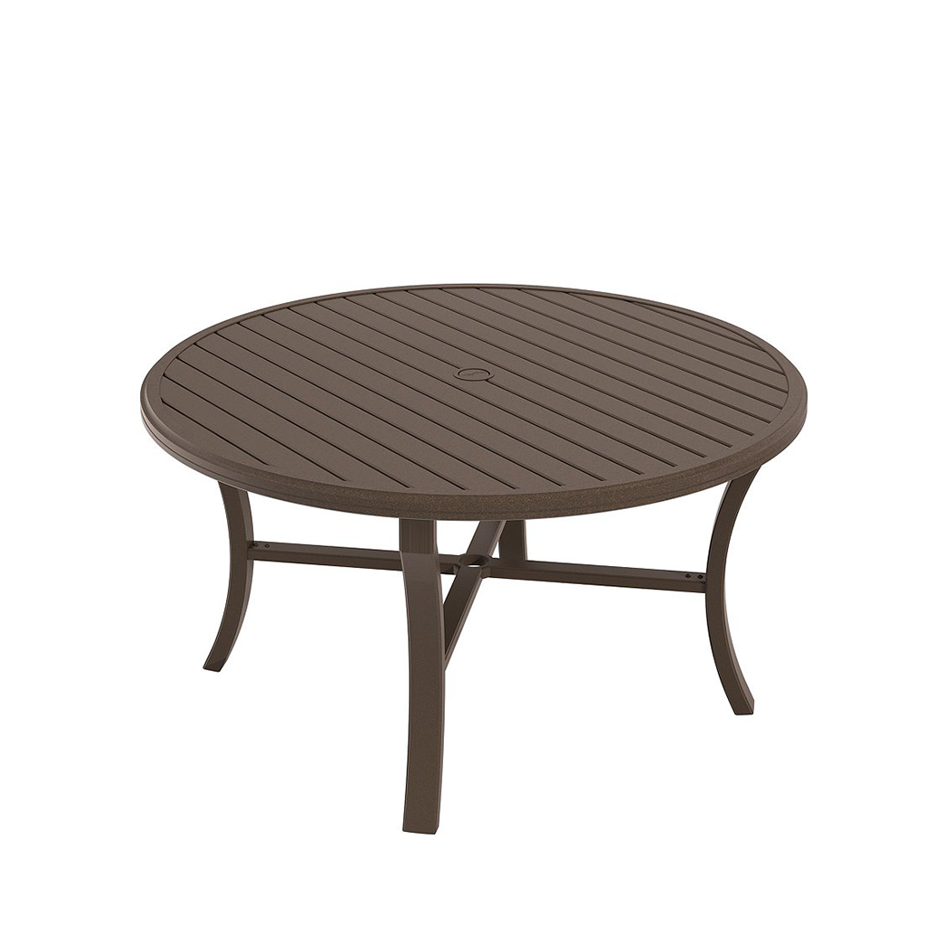 Tropitone Banchetto 42" Square Chat Umbrella Table