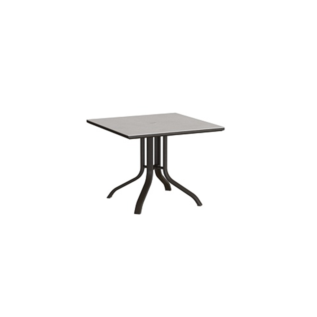 Tropitone Horizon Solid 85" x 36" Rectangular KD Pedestal Dining Table