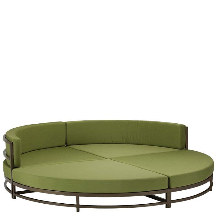 Tropitone Cabana Club Cushion Party Lounger Quarter Section