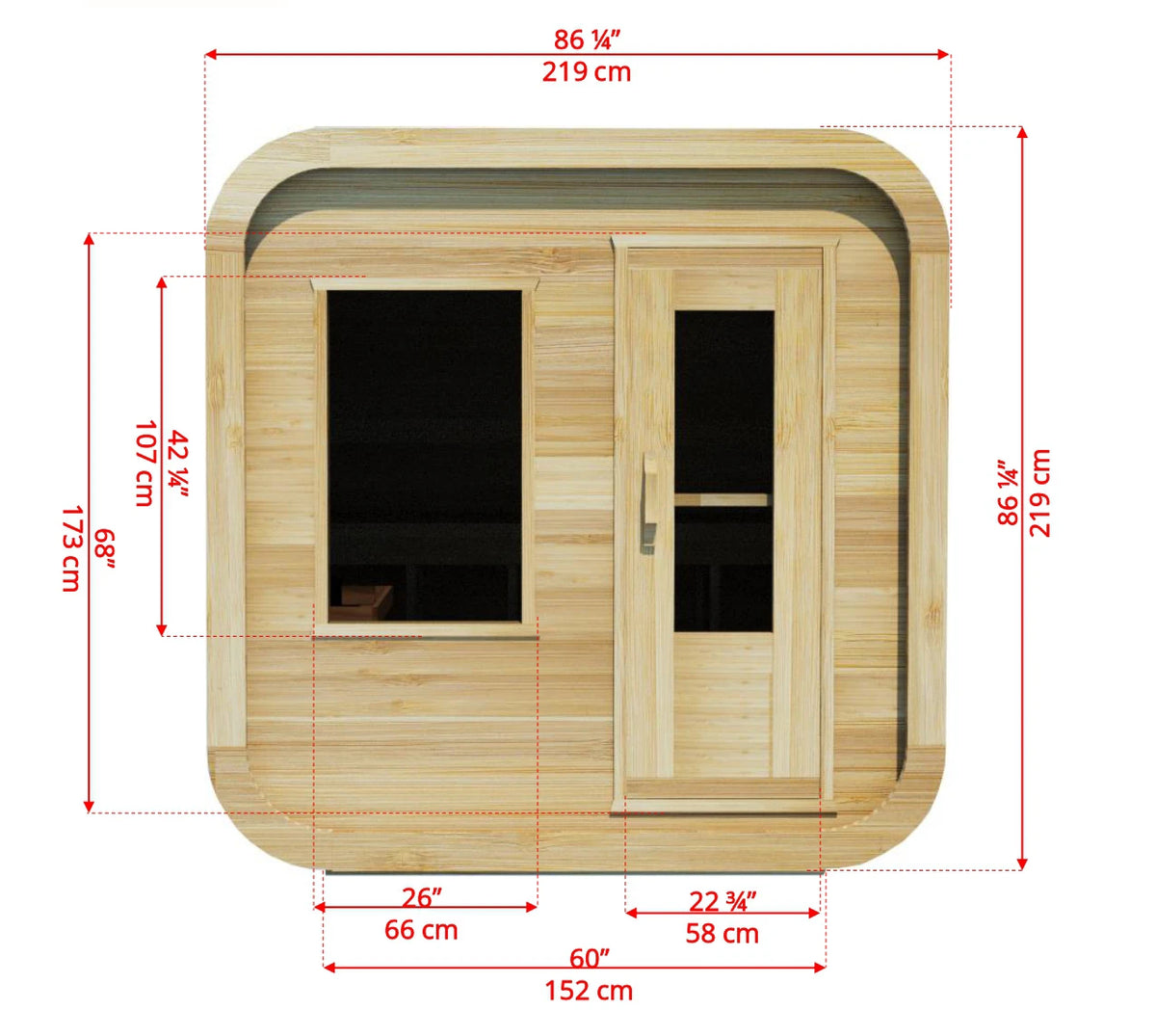 Canadian Timber Luna Sauna