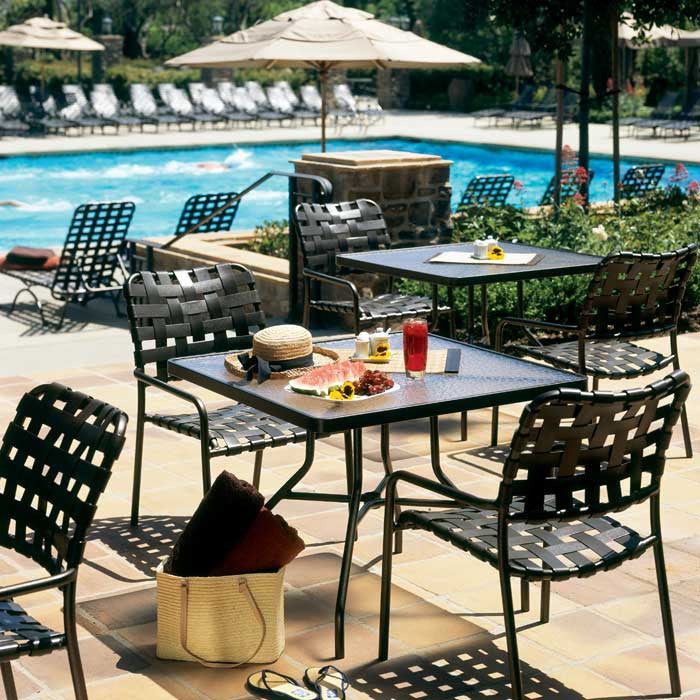 Tropitone Kahana Cross Strap Dining Chair