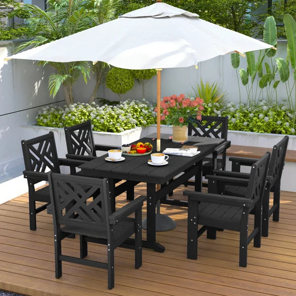 Outdoor patio dining set