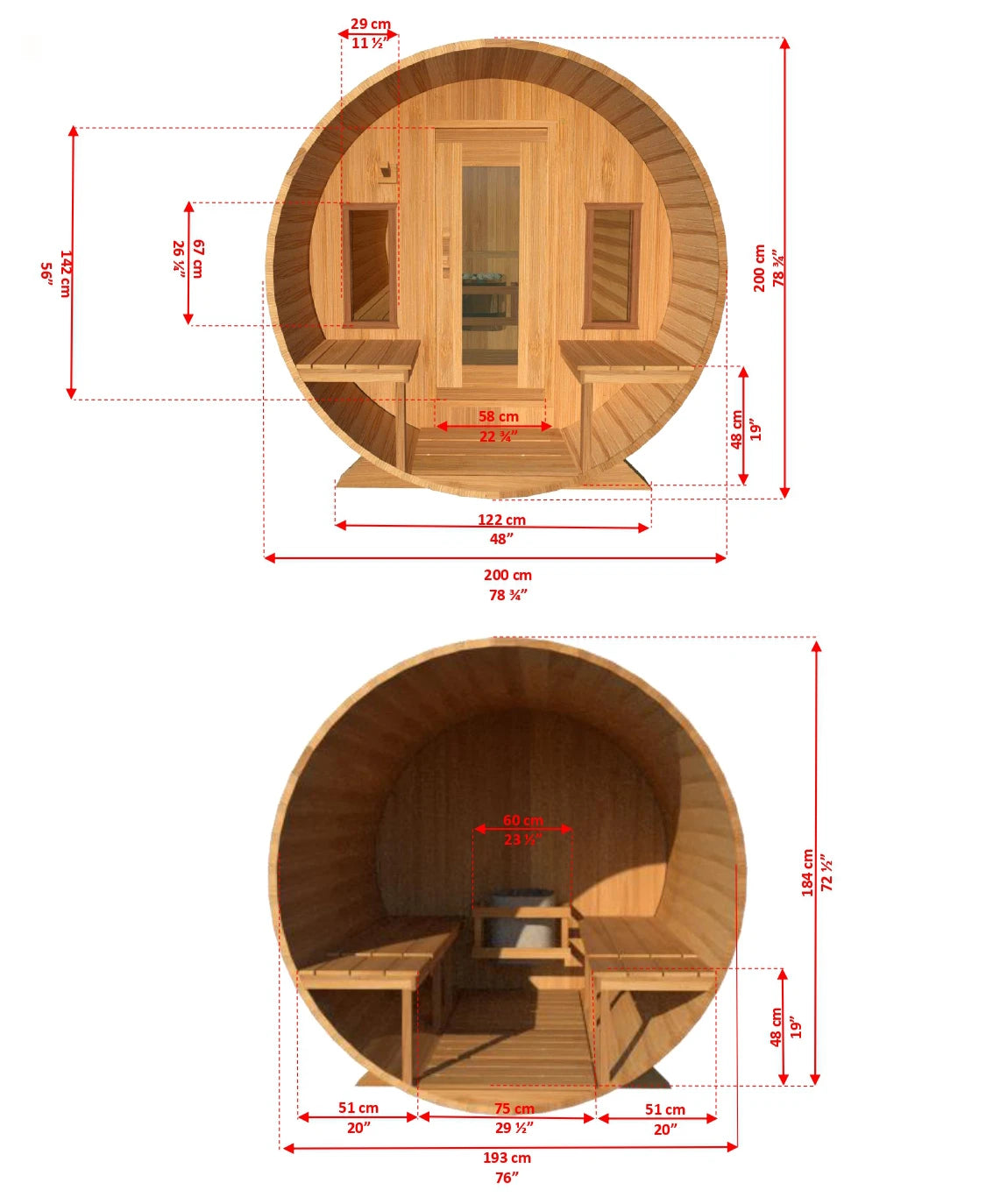 Canadian Timber Tranquility Sauna
