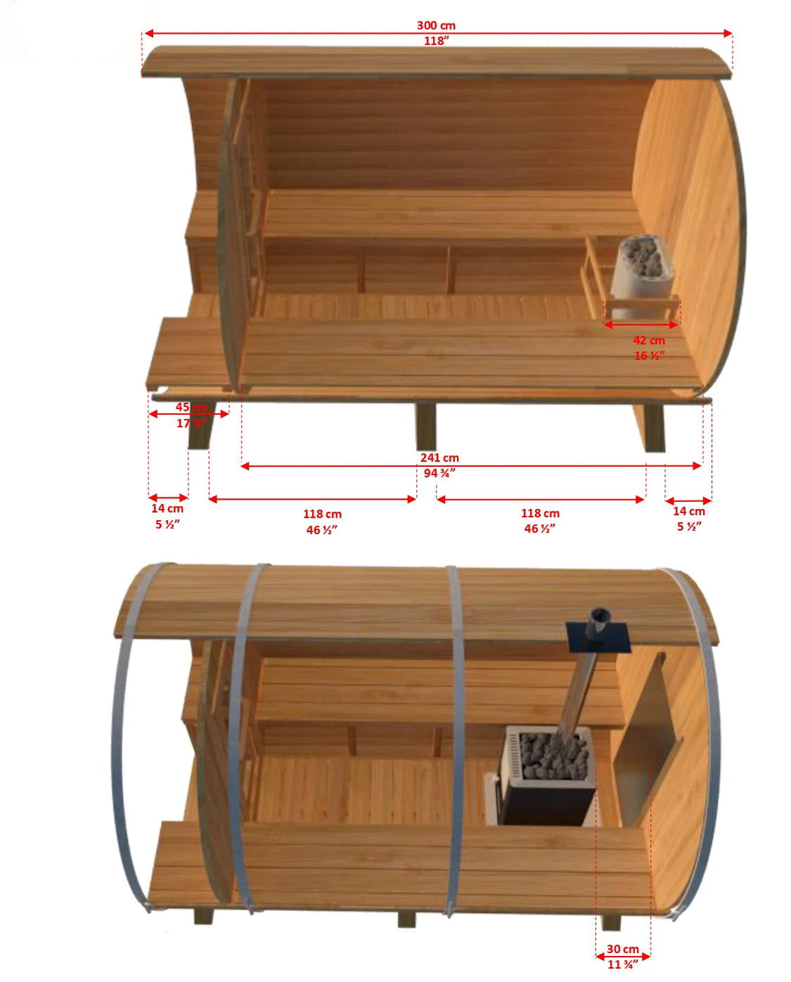 Canadian Timber Tranquility Sauna