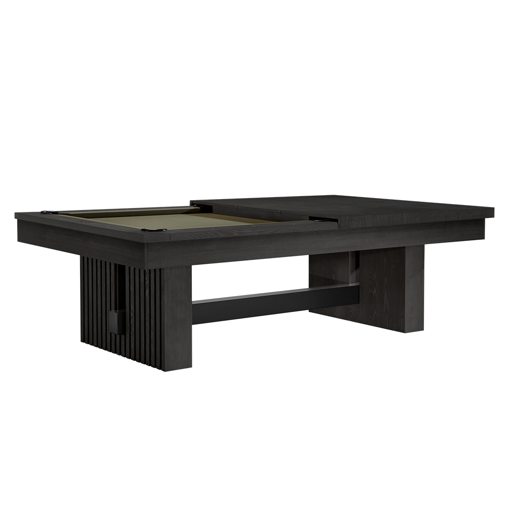 Vancouver 8' Pool Table Black Ash