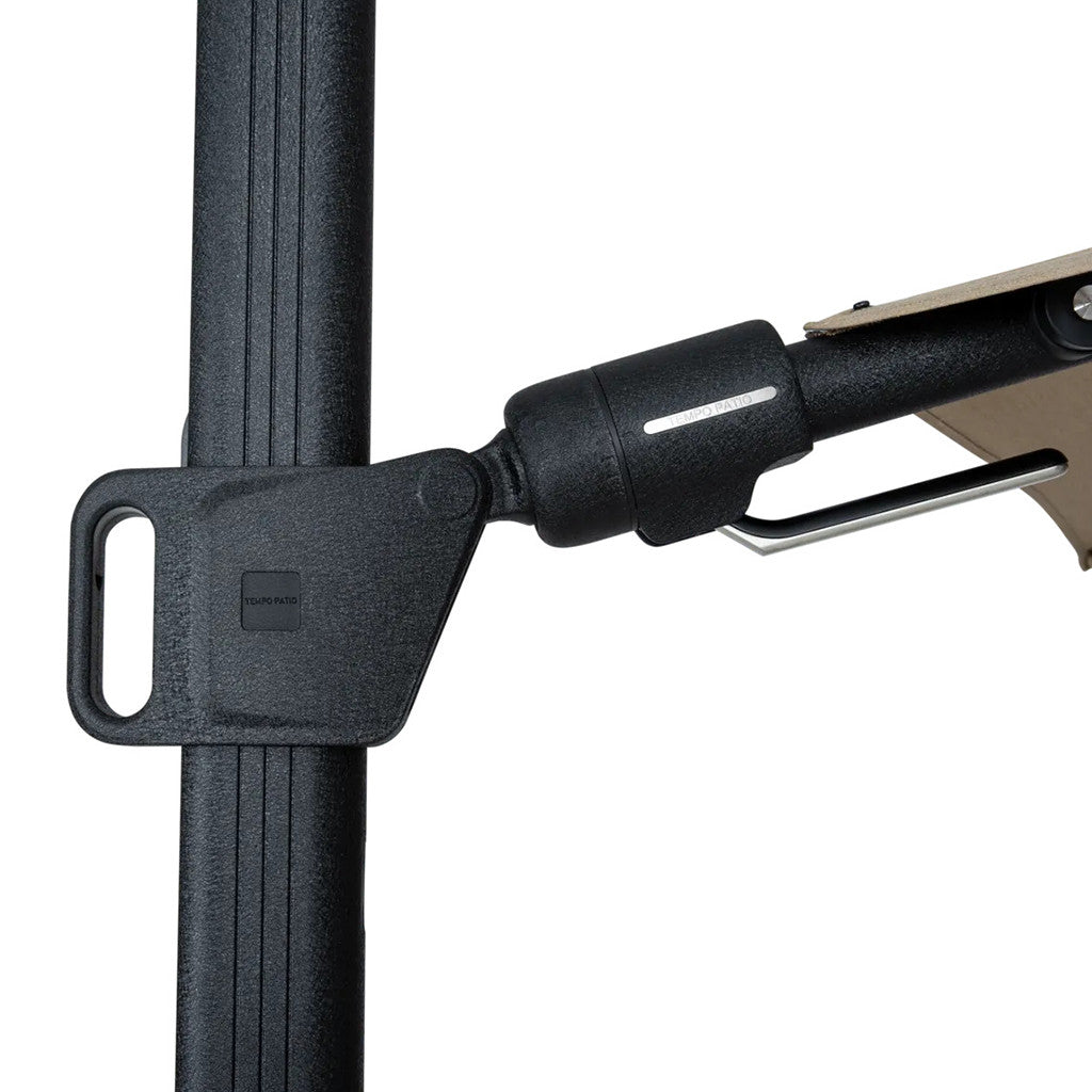 Tempo Zurich 13FT w/ Aurora Lighting Cantilever Umbrella